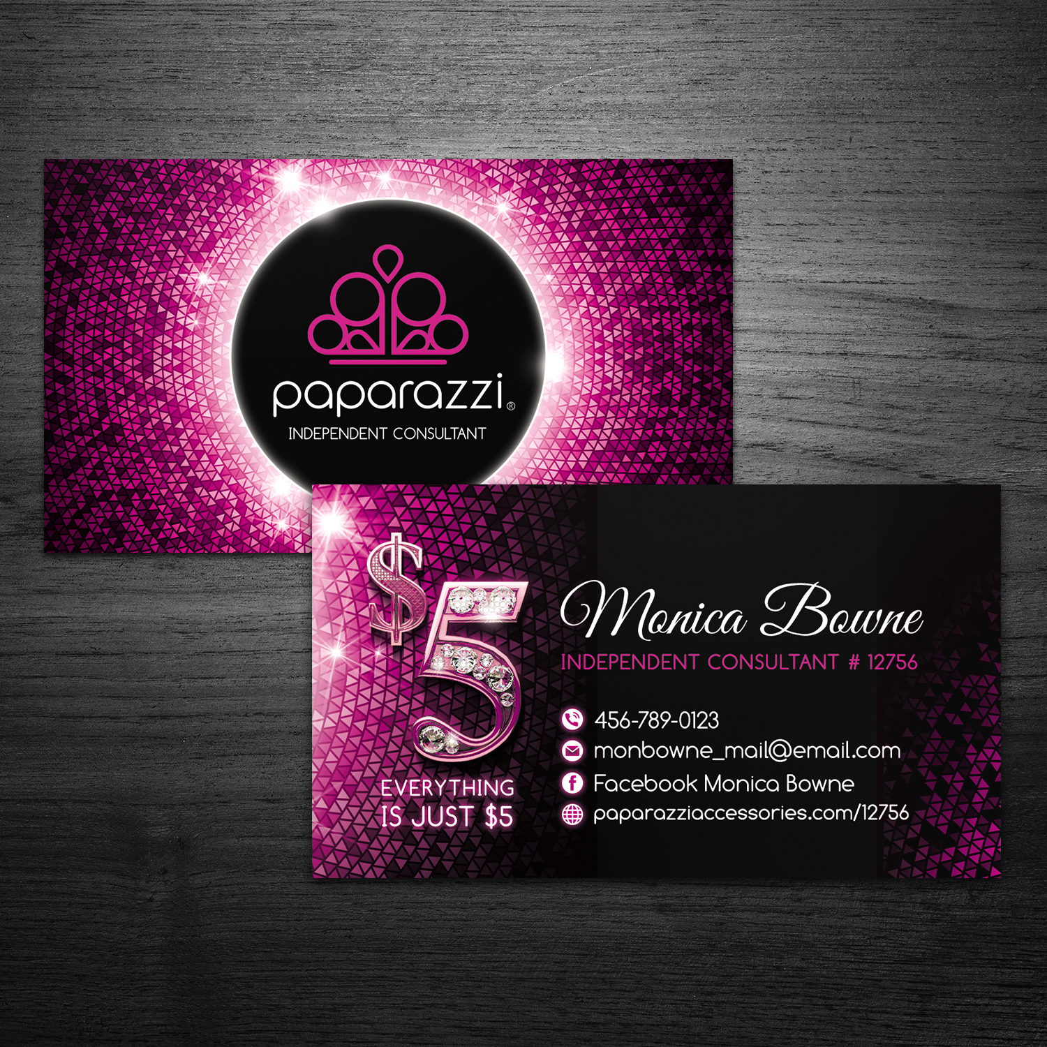 Paparazzi Business Card 2.2 For Paparazzi Accessories business